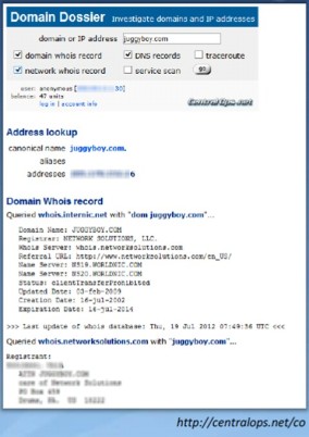How to do a Whois Lookup